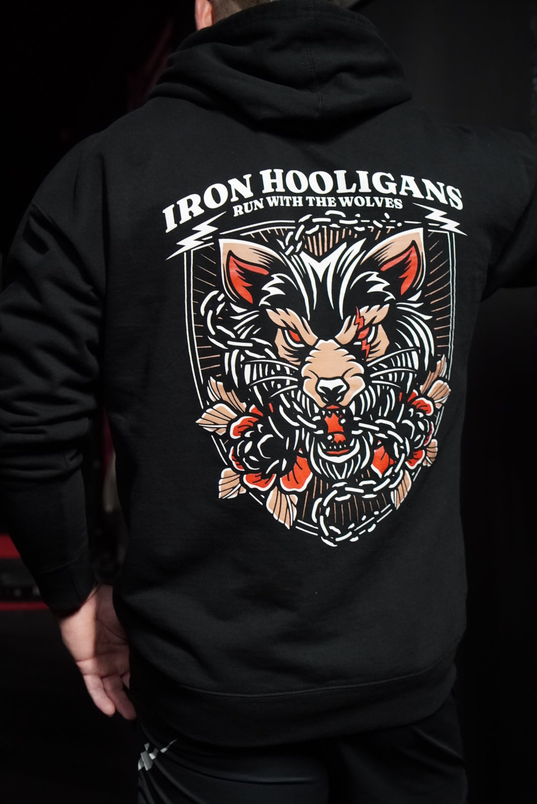 Run With The Wolves Hoodies