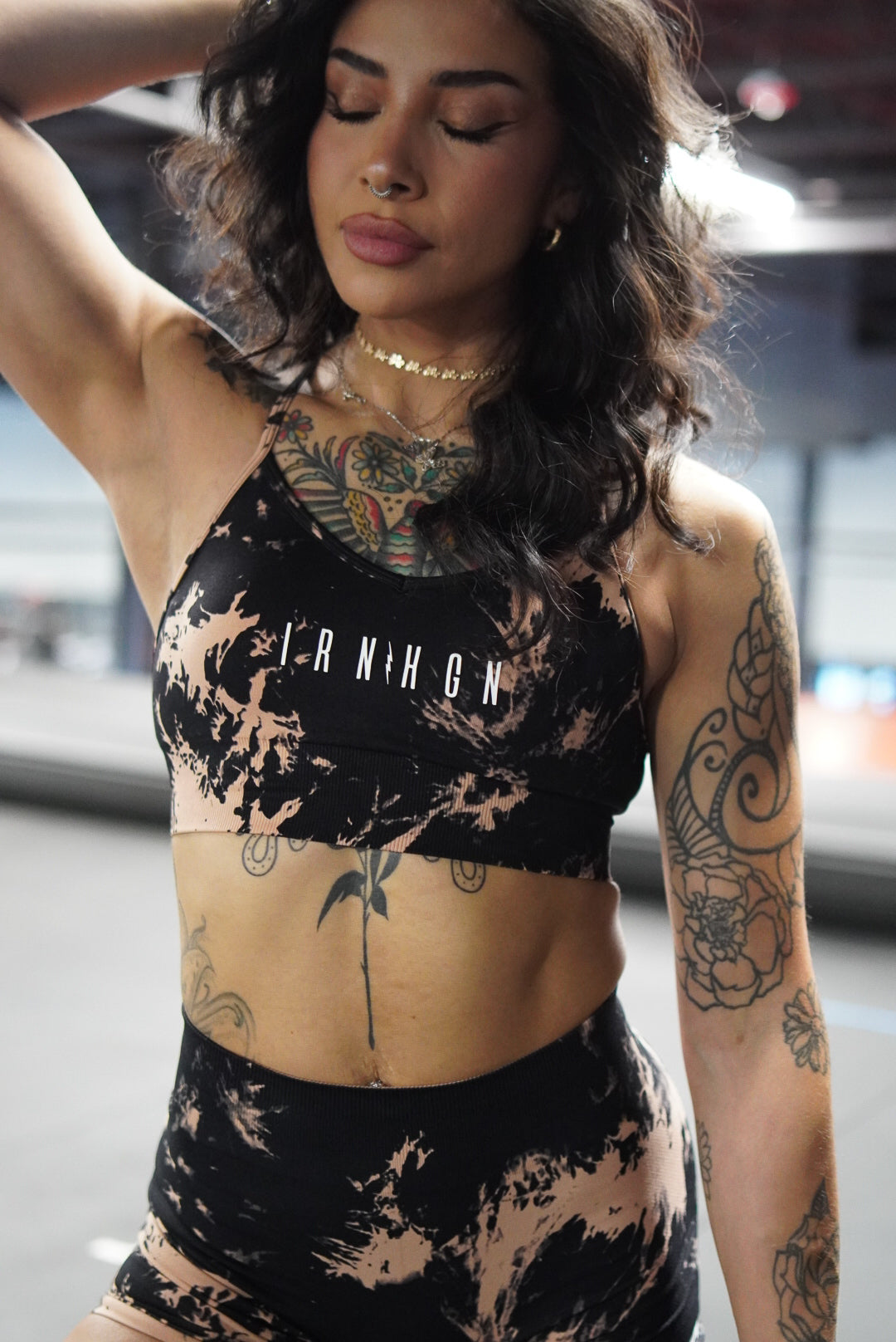 Serenity Seamless Bleachout Shorts