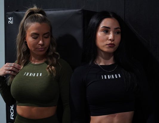 Infinity Long Sleeve Crop Top