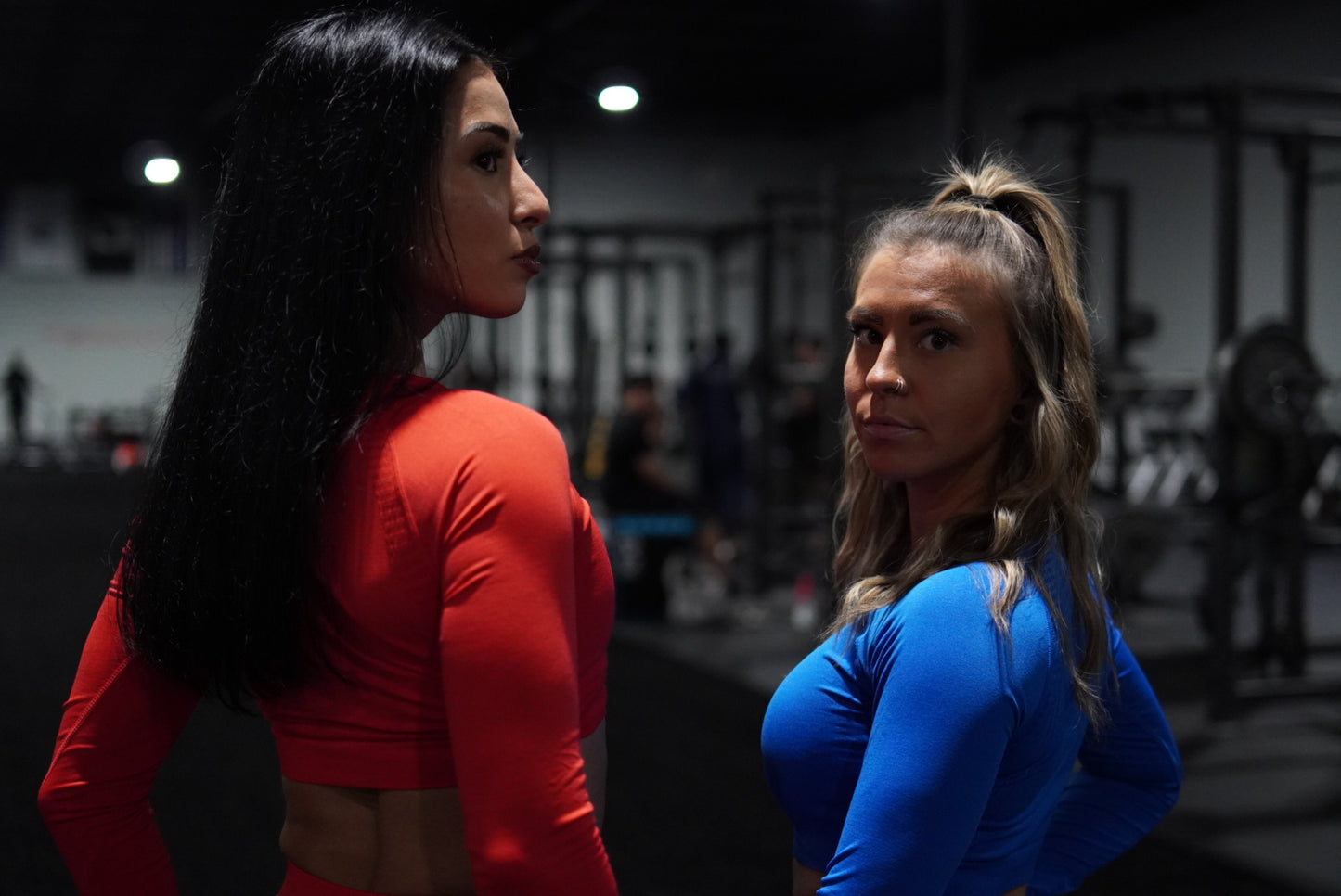 Infinity Long Sleeve Crop Top