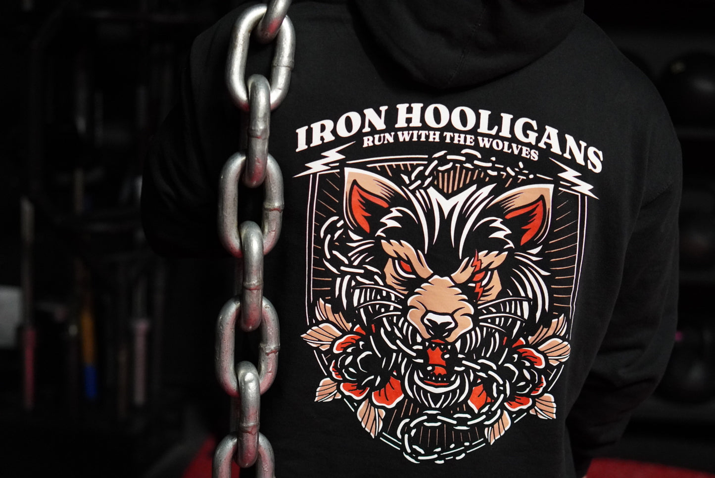 Run With The Wolves Hoodies